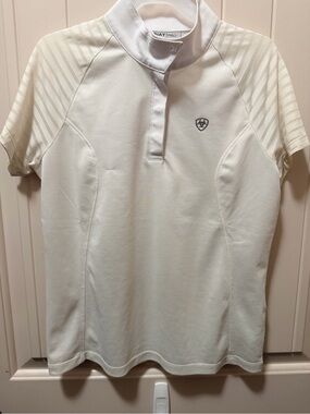 Ariat Pro Series Youth Short Sleeve Equestrian Show Shirt Size L/12